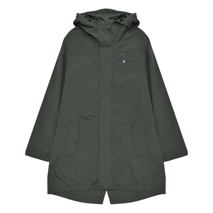 Khaki Green - Front - Lambretta Mens Mod Hooded Parka