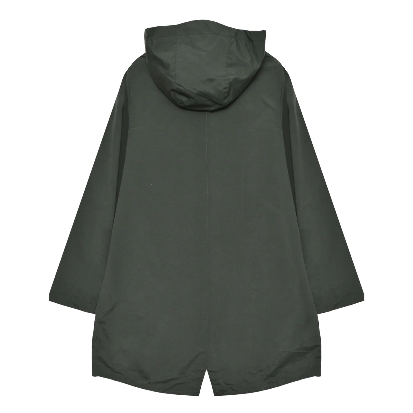 Khaki Green - Back - Lambretta Mens Mod Hooded Parka