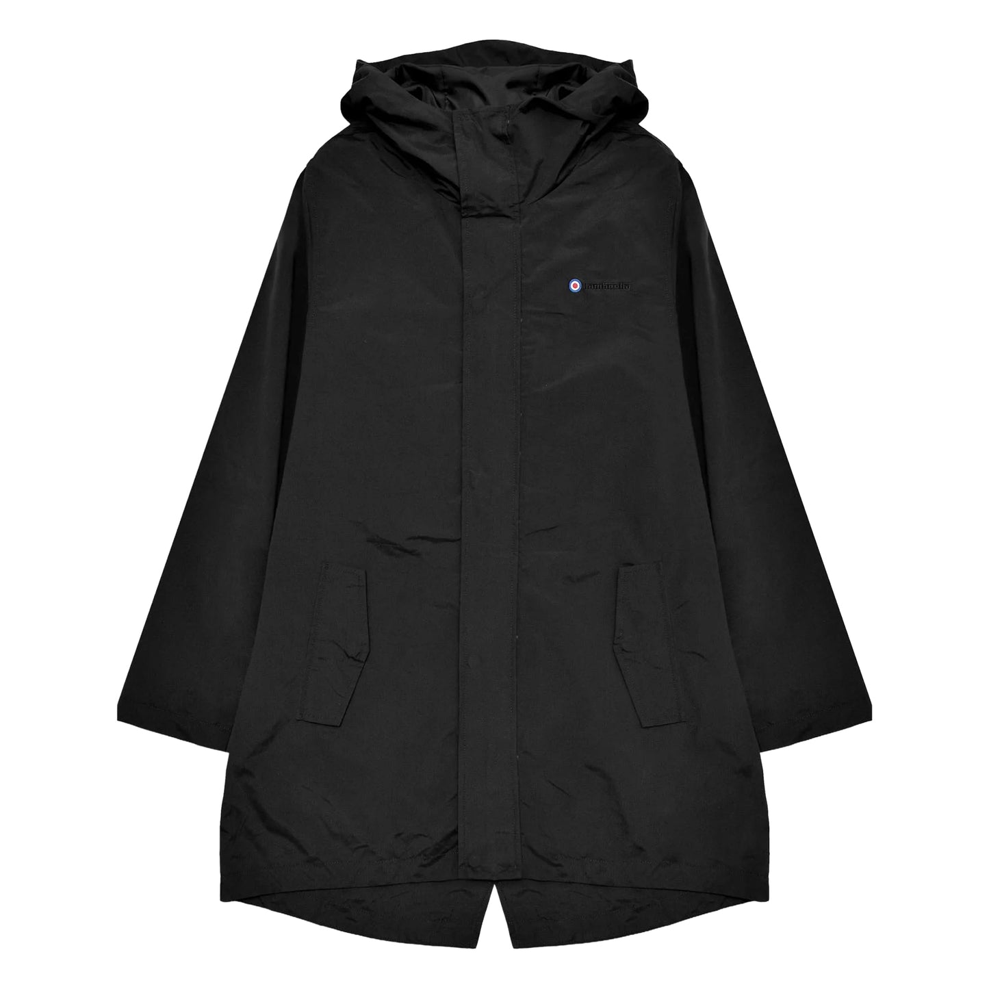 Black - Front - Lambretta Mens Mod Hooded Parka