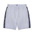 Grey Marl - Front - Lambretta Mens SS24 Taped Shorts