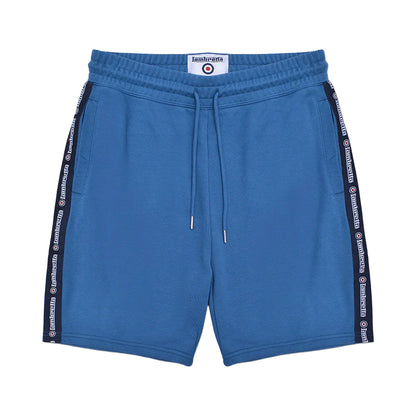 Dark Blue - Front - Lambretta Mens SS24 Taped Shorts