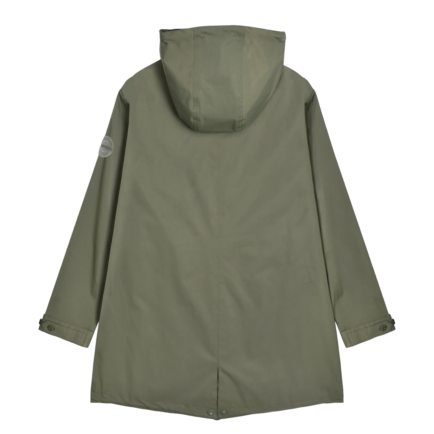 Khaki Green - Back - Lambretta Mens Waterproof Parka