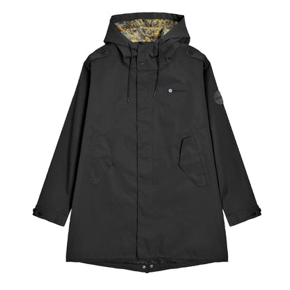 Black - Front - Lambretta Mens Waterproof Parka