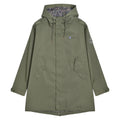 Khaki Green - Front - Lambretta Mens Waterproof Parka