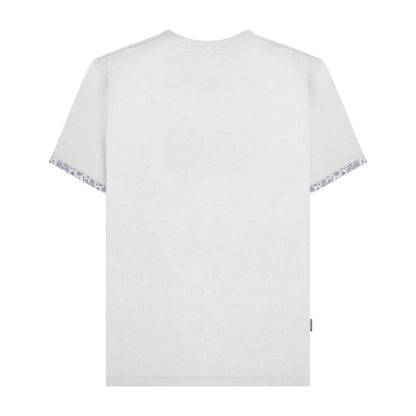 White - Back - Lambretta Mens SS25 Paisley Target T-Shirt