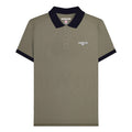 Khaki Green - Front - Lambretta Mens Original SS24 Polo Shirt