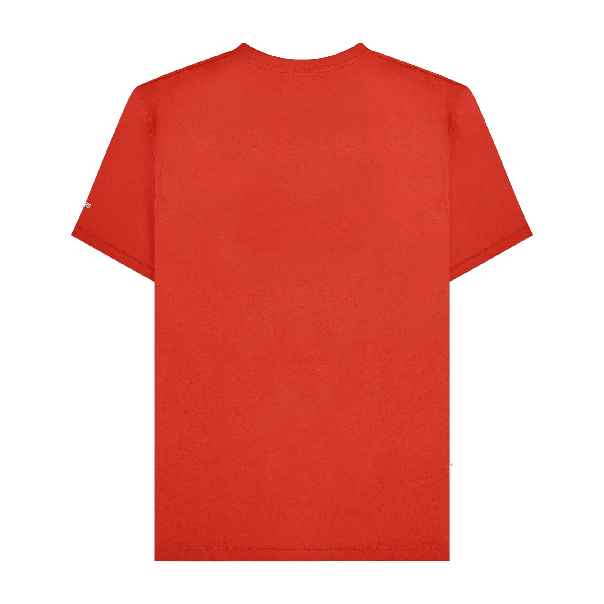 Red - Back - Lambretta Mens SS25 Helmet T-Shirt