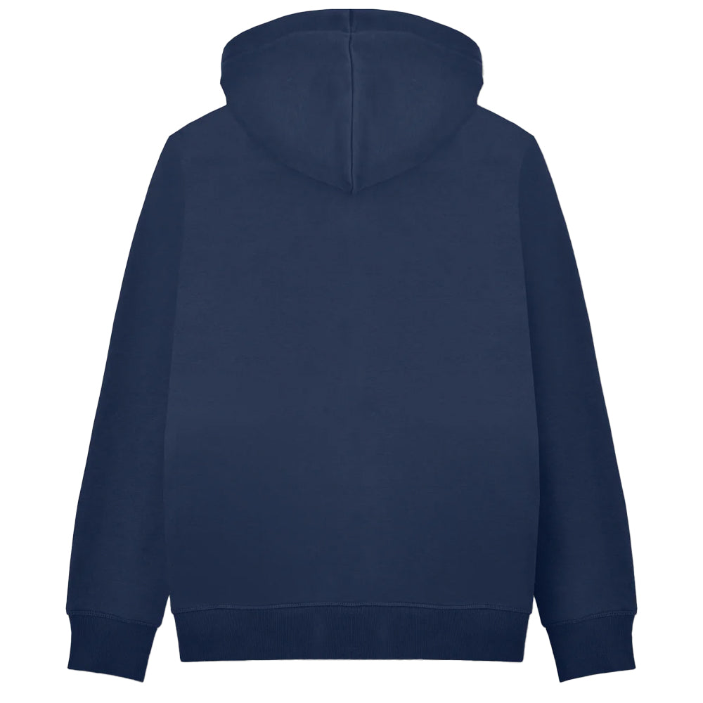 Navy - Back - Lambretta Mens AW24 Target Hoodie