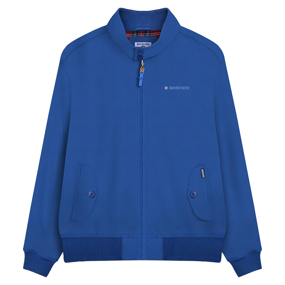 Royal Blue - Front - Lambretta Mens Shower Resistant Harrington Jacket