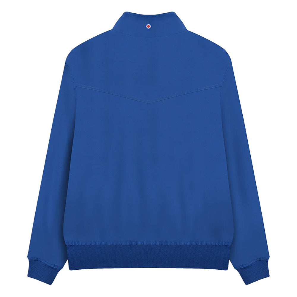 Royal Blue - Back - Lambretta Mens Shower Resistant Harrington Jacket