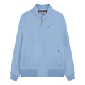 Powder Blue - Front - Lambretta Mens Shower Resistant Harrington Jacket