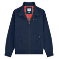 Navy - Front - Lambretta Mens Shower Resistant Harrington Jacket