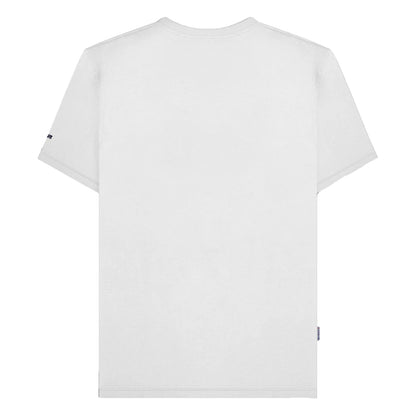 White - Back - Lambretta Mens SS25 Scooter Stripes T-Shirt