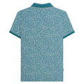 Gulf Coast - Back - Lambretta Mens AW24 Paisley Tonal Polo Shirt