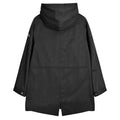 Black - Back - Lambretta Mens Shower Resistant Parka