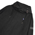 Black - Side - Lambretta Mens Shower Resistant Parka