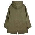 Khaki Green - Back - Lambretta Mens Shower Resistant Parka