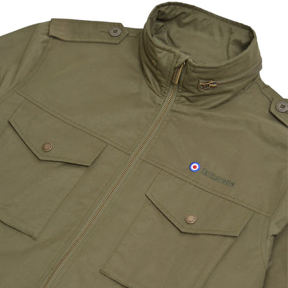Khaki Green - Side - Lambretta Mens M-65 Military Jacket
