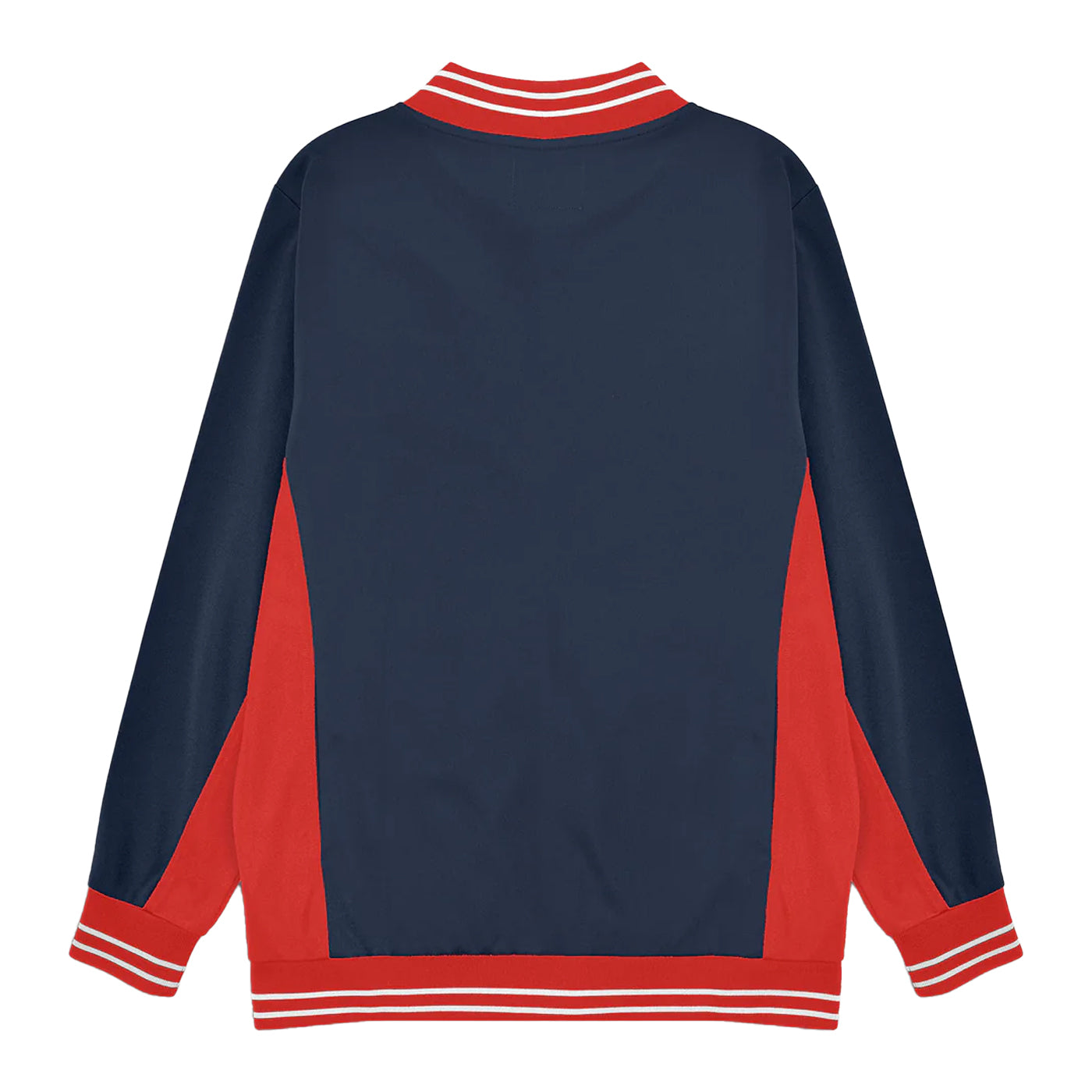 Navy-Red-White - Back - Lambretta Mens Vintage Track Jacket