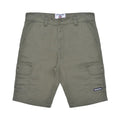 Khaki Green - Front - Lambretta Mens SS24 Cargo Shorts