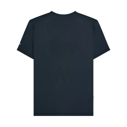 Navy - Back - Lambretta Mens SS25 Target Pattern T-Shirt