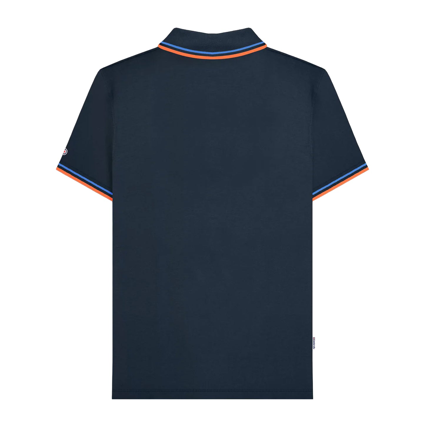Navy-Blue - Back - Lambretta Mens SS25 Twin Tip Polo Shirt