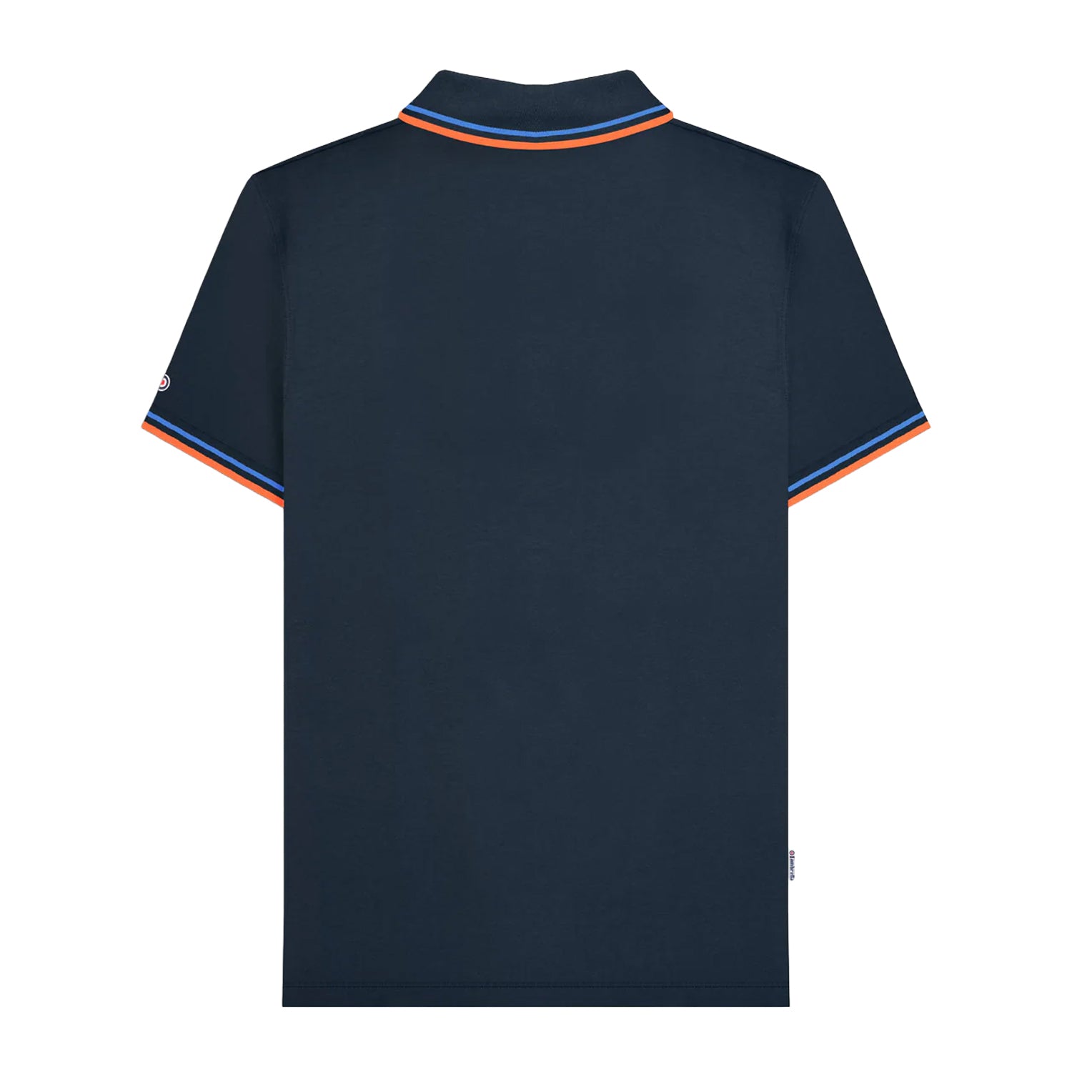 Navy-Blue - Back - Lambretta Mens SS25 Twin Tip Polo Shirt