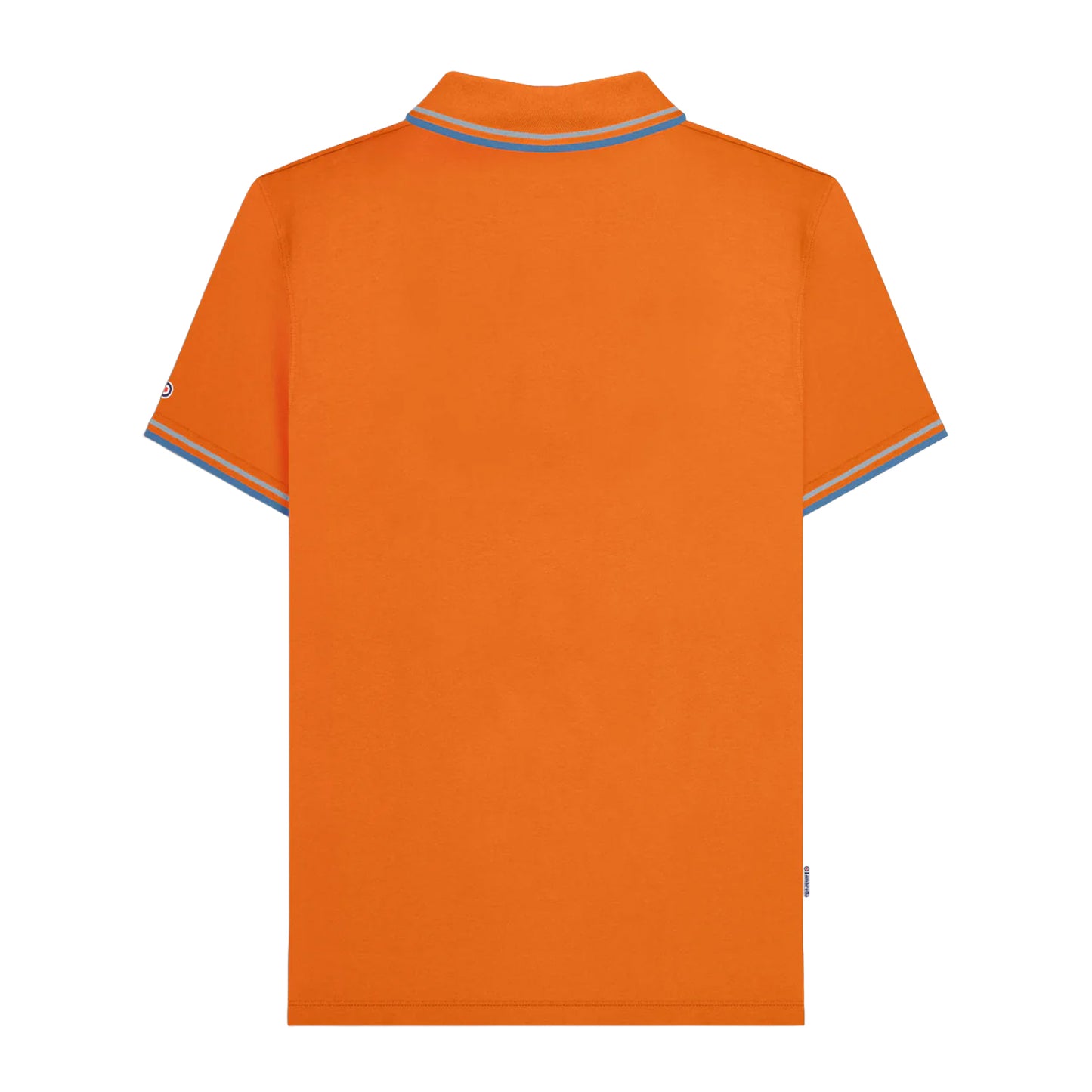 Orange-Sky - Back - Lambretta Mens SS25 Twin Tip Polo Shirt