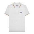 White-Sky - Front - Lambretta Mens SS25 Twin Tip Polo Shirt