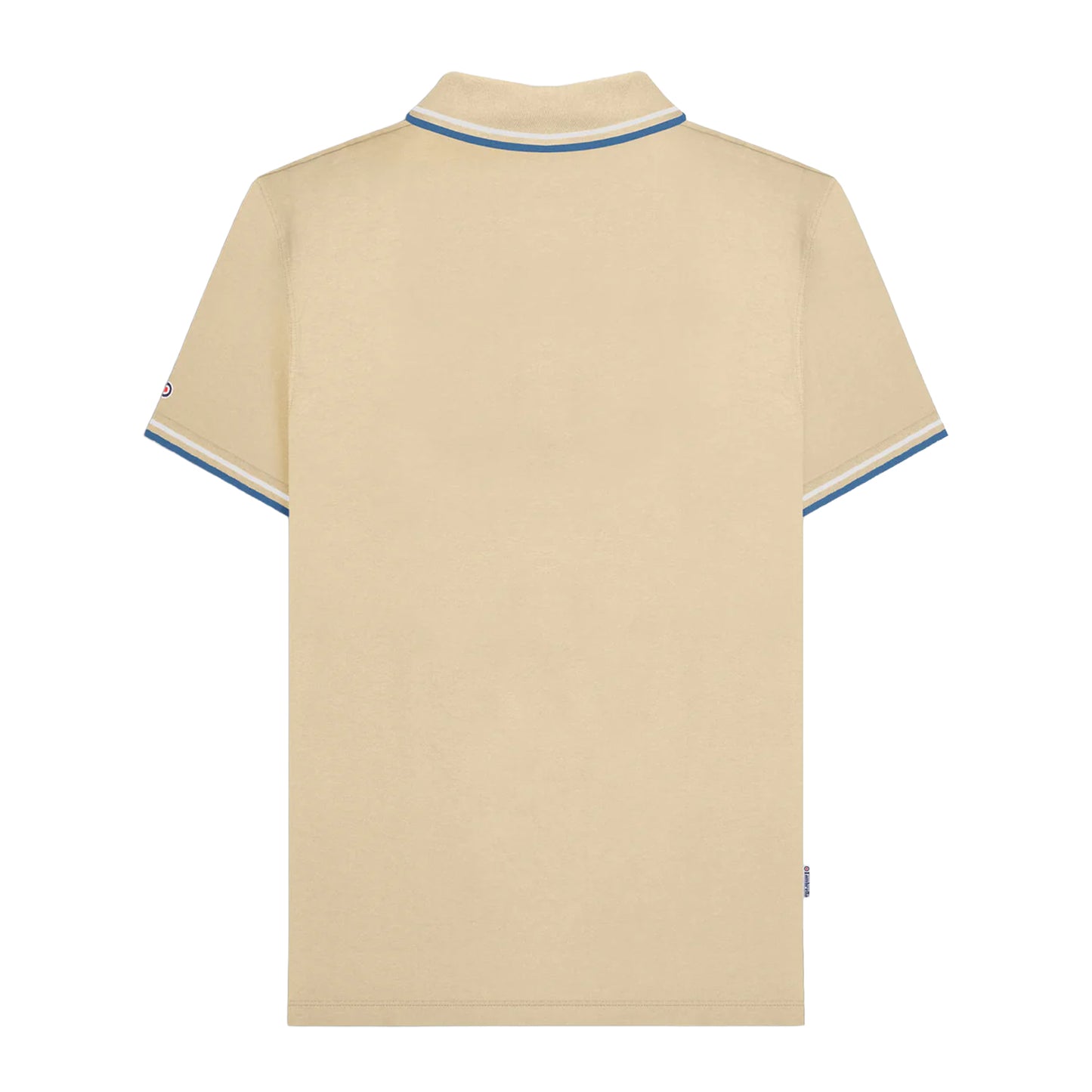 Wood Ash - Back - Lambretta Mens SS25 Twin Tip Polo Shirt
