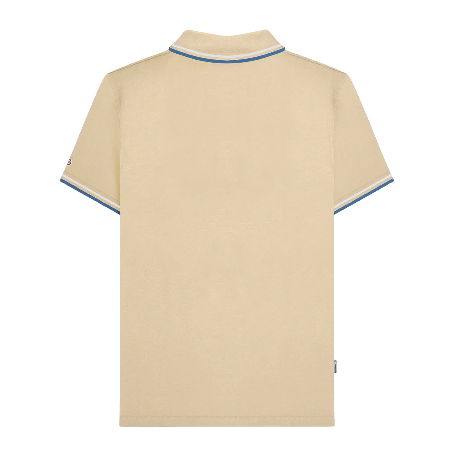 Wood Ash - Back - Lambretta Mens SS25 Twin Tip Polo Shirt