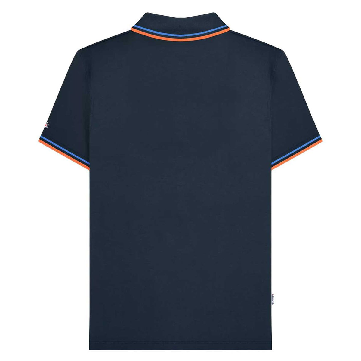 Navy-Blue - Back - Lambretta Mens SS25 Twin Tip Polo Shirt