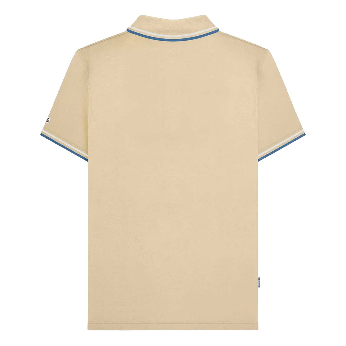 Wood Ash - Back - Lambretta Mens SS25 Twin Tip Polo Shirt