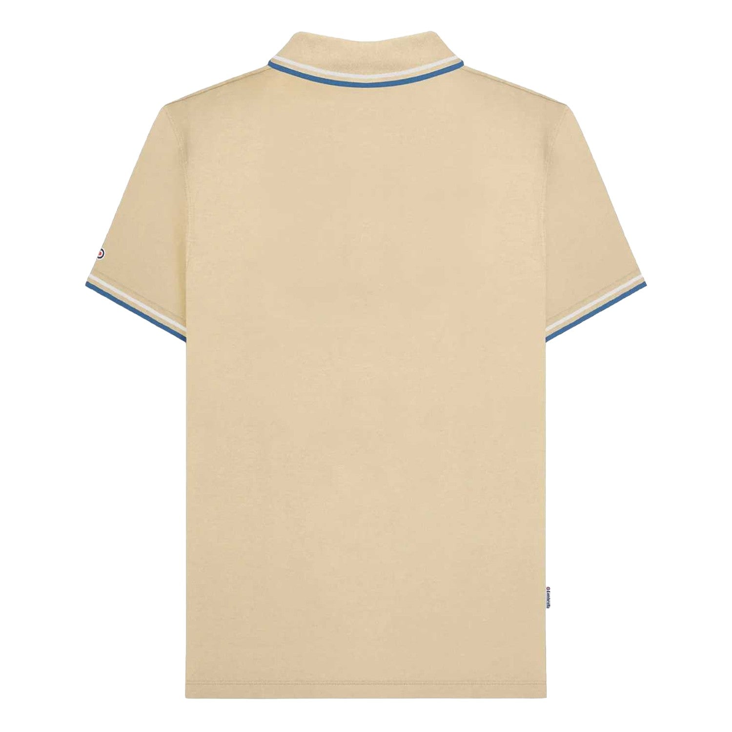 Wood Ash - Back - Lambretta Mens SS25 Twin Tip Polo Shirt