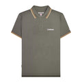 Granite - Front - Lambretta Mens SS25 Twin Tip Polo Shirt