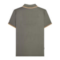 Granite - Back - Lambretta Mens SS25 Twin Tip Polo Shirt