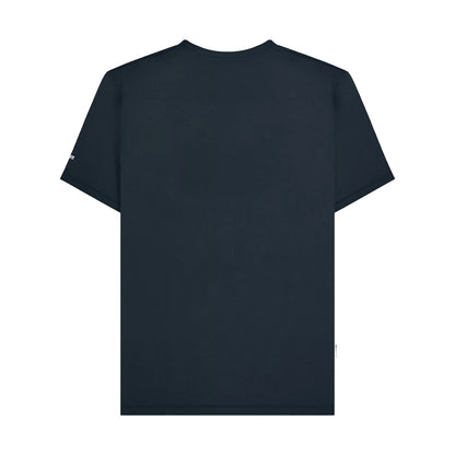 Navy - Back - Lambretta Mens AW24 Scooter Flag Big & Tall T-Shirt