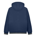 Navy-Khaki Green - Back - Lambretta Mens AW24 Full Zip Hoodie