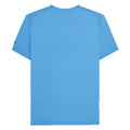 Azure Blue - Back - Lambretta Mens SS25 Racing Stripe T-Shirt