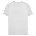 White-Navy-Azure - Back - Lambretta Mens SS25 Racing Stripe T-Shirt