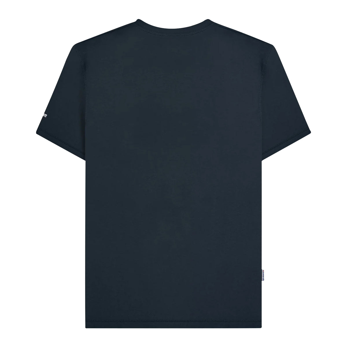 Navy - Back - Lambretta Mens SS25 Racing Stripe T-Shirt
