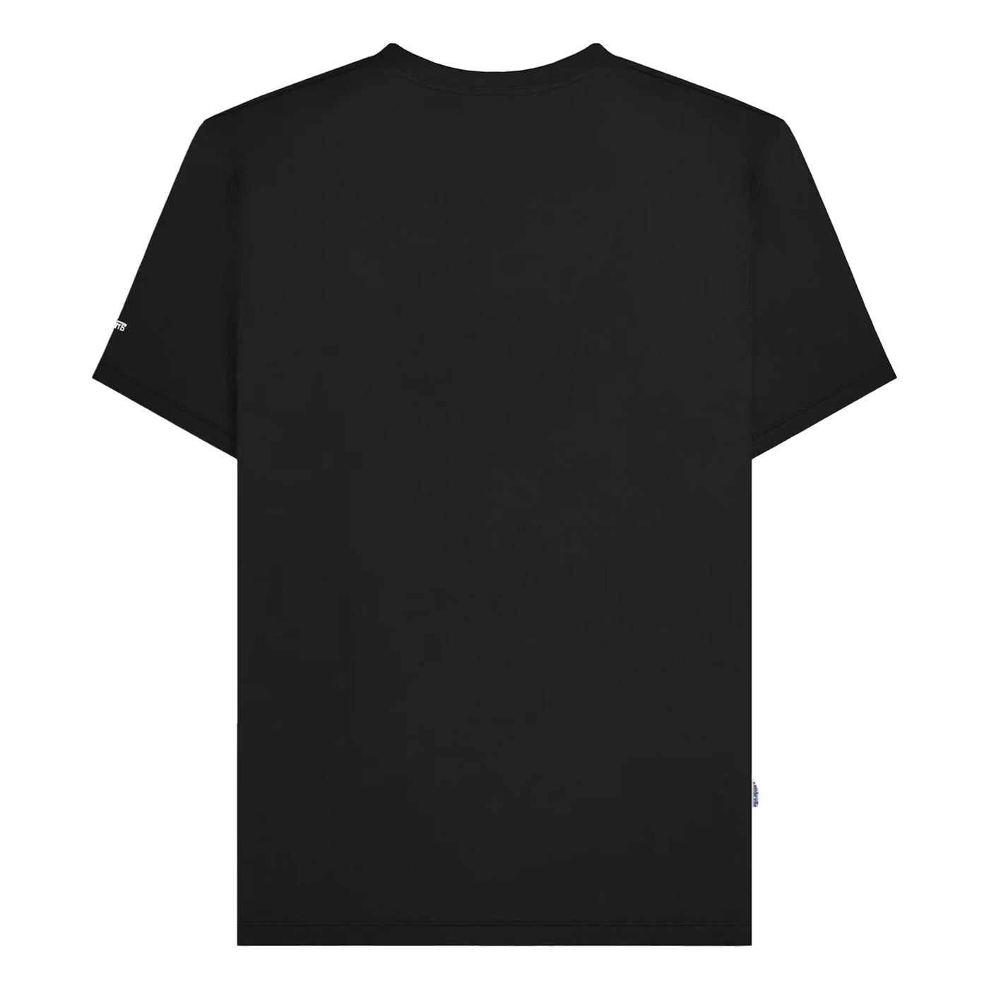 Black - Back - Lambretta Mens SS25 Racing Stripe T-Shirt