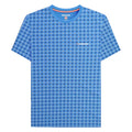 Vallarta Blue - Front - Lambretta Mens SS24 Geometric All-Over Print T-Shirt