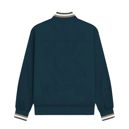 Dark Navy - Back - Lambretta Mens Monkey Triple Tipped Jacket