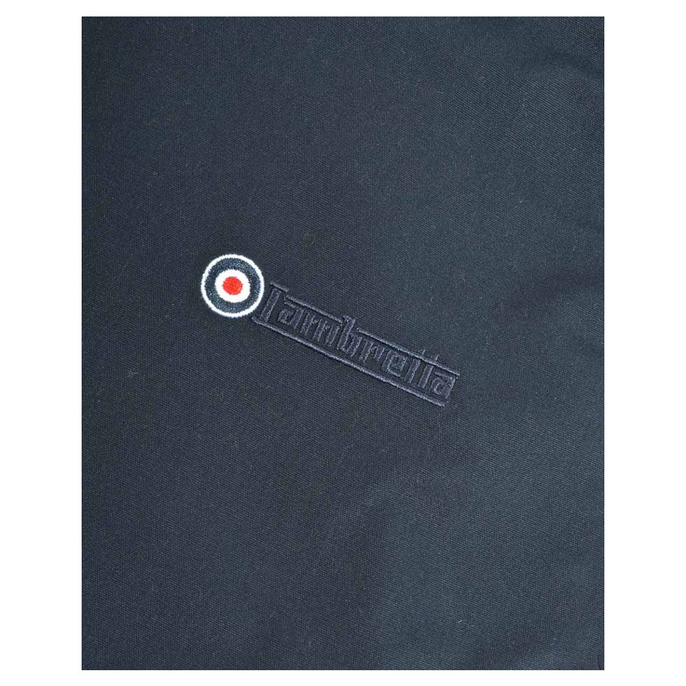 Dark Navy - Side - Lambretta Mens Monkey Triple Tipped Jacket