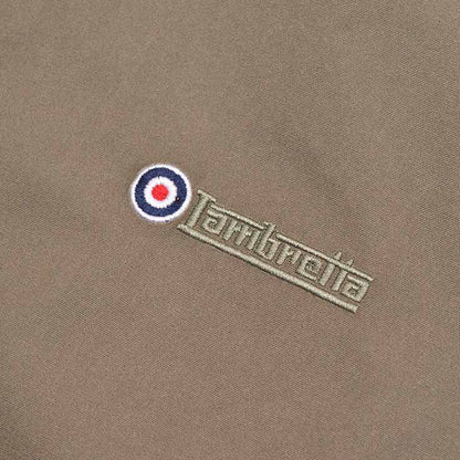 Khaki Green - Side - Lambretta Mens Monkey Triple Tipped Jacket