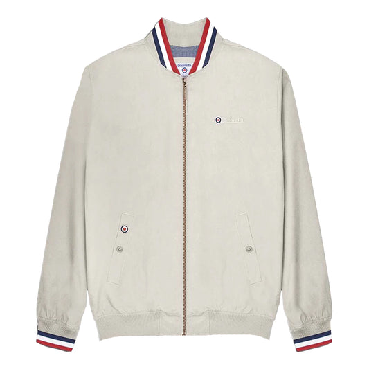 Stone - Front - Lambretta Mens Monkey Triple Tipped Jacket