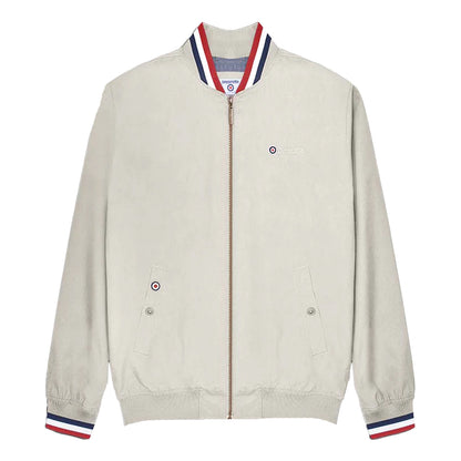 Stone - Front - Lambretta Mens Monkey Triple Tipped Jacket