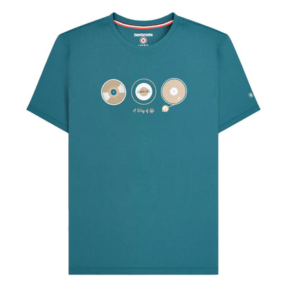 Gulf Coast - Front - Lambretta Mens A Way Of Life Vinyl Record T-Shirt
