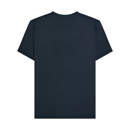 Navy - Back - Lambretta Mens Target Quadrant Big & Tall T-Shirt